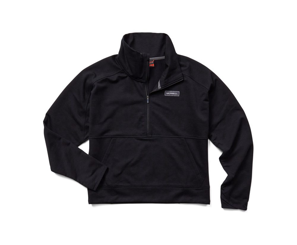 Pulôver Senhora - Merrell Timber 1/4 Zip - Pretas - ETQ941376